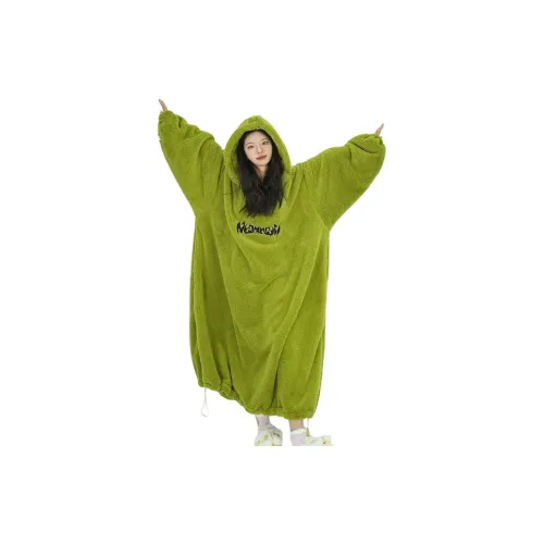 AHRTB Зеленый Женские Банные халаты