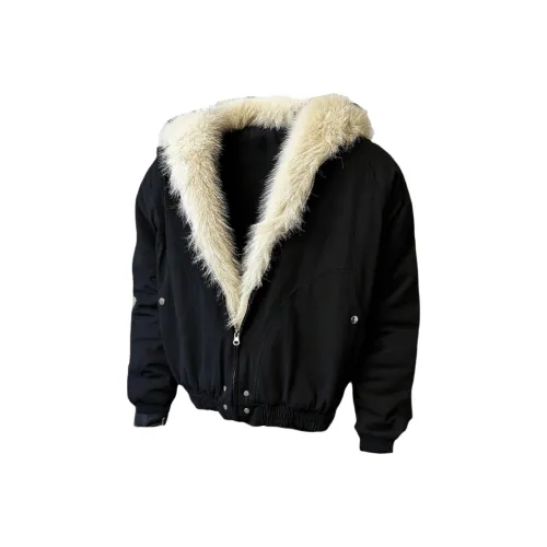 GUHUO Черный Унисекс Пуховики