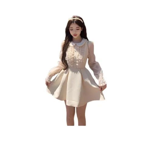 Kiki Clothing Boutique Длинное платье с длинными рукавами женское