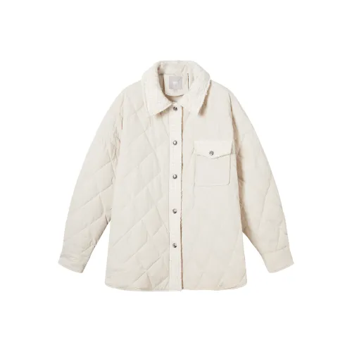 DIALOGUE Кремовый Бежевый Женский Пух