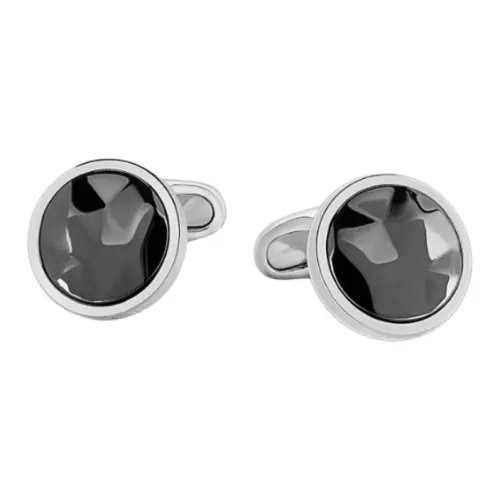 MONTBLANC Металлические Запонки Мужские Серебряные