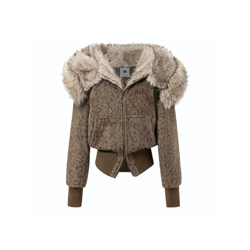 AUKC Леопард Коричневый Женские Свитшоты