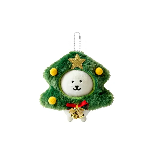 Miniso x Chiikawa Смешной Медведь Значок Рождество Деревья Яблоко Звезды Костюм Головной Украшение Плюшевый Подвеска 9 см Рекомендуемый рост