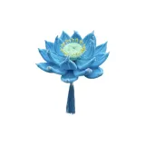 Синий, ручной, лотос, праздничные фонари [материал, сумка]