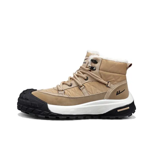 Warrior Аbrasion Resistant Покрытие Теплоизоляционный Короткий Сноубутсы Мужской Коричневый