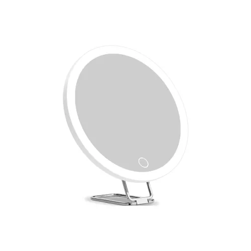 PureLove LED освещенный увеличительный стекло с круглыми тремя всасывающими чашками MAKE UP Зеркала