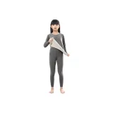 Круглый вырез-8128 Серый