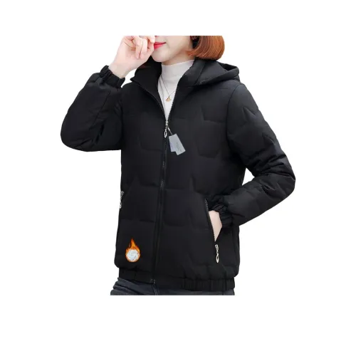 The Temptation Of The Muse С капюшоном Хлопковый пуховик Женские