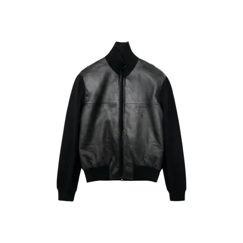 PRADA Мужские черные куртки