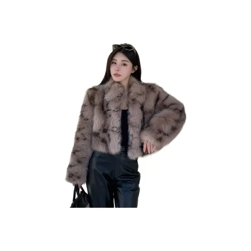 Sky Swan Velvet Feel Coat Women's