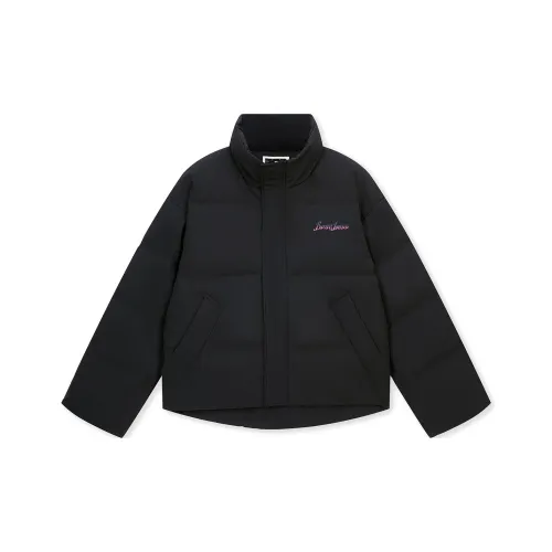 BONELESS Безшовный крой Черный Унисекс Пуховые куртки