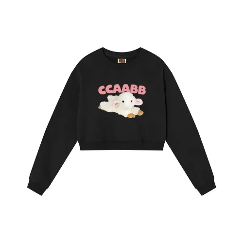 CCAABB Черный Унисекс Свитшоты