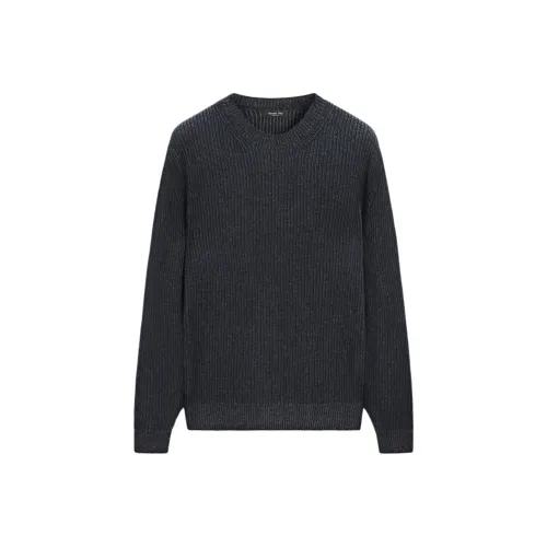 Massimo Dutti Синий Мужской Трикотаж