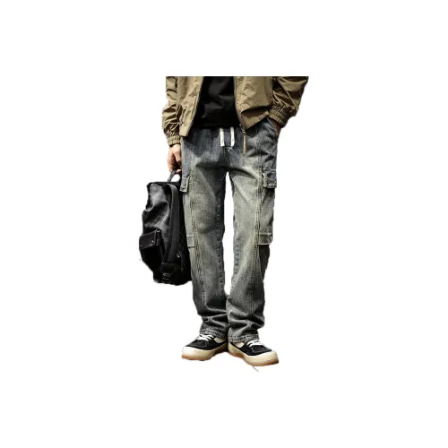 LUJIEBANG Синий Мужской Джинсы