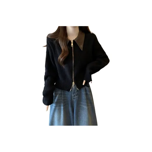 PNVB Трикотажная ткань Кардиган Женские