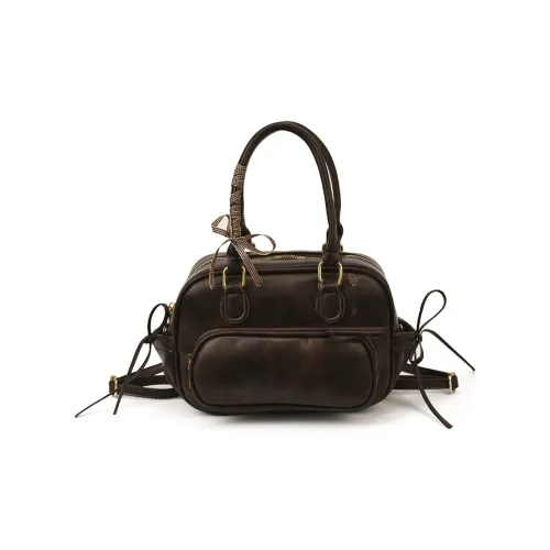 Chinllo ПУ (полиуретан) Сумка Стандартная Женская Кофейно-коричневый Черный