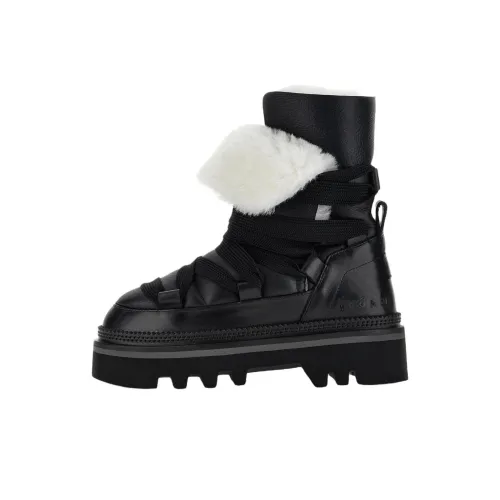 HOGAN H675 Короткие Сноубутсы Женские Черные