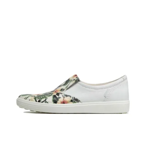 Ecco Soft 7 Повседневная обувь 3 см Женская Белая