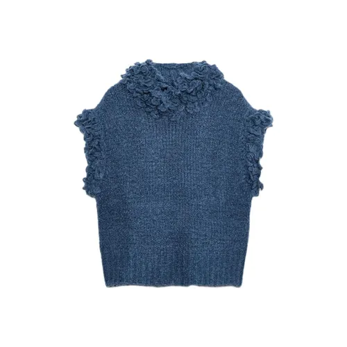 ZARA Синие Женские Майки