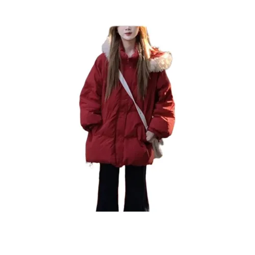 Sky Swan Красный Женские пуховики