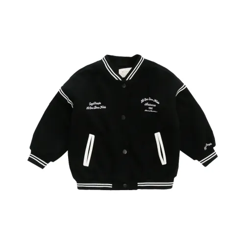 RHOBESAM CHénchen Kids Q022 Спина Письмо Пальто AAA Черный Дошкольные Куртки