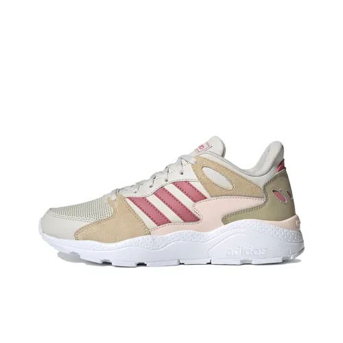 Adidas Neo Crazychaos Slip Resistant Abrasion Resistant Низкий Топ Беговые кроссовки Женские Серый Розовый