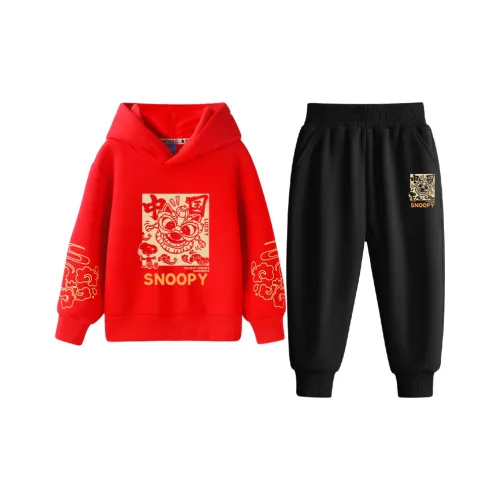 SNOOPY Повседневный спортивный комплект из двух предметов для детей
