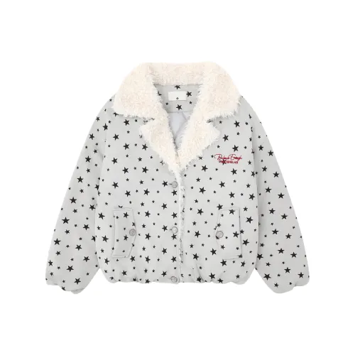 7 SEVFUN Серый Женский пуховик