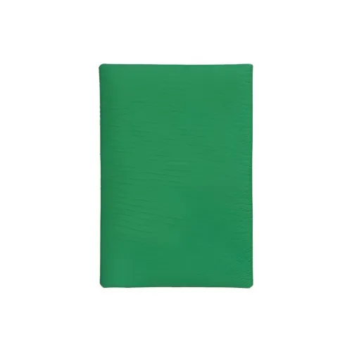 HERMES Calvi Duo Mysore Шевро Картхолдер Женские Бамбук Зеленый