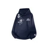 Темно-синий козырек, полностью жемчужный