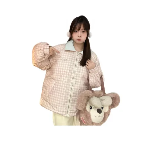 GOYN Синий Розовый Двусторонний Пуховик Женские Пуховики (Пуфы)