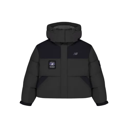 New Balance Пуховик Женский Темно-Серый