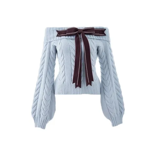 HUINIAN Синий Женский Трикотаж