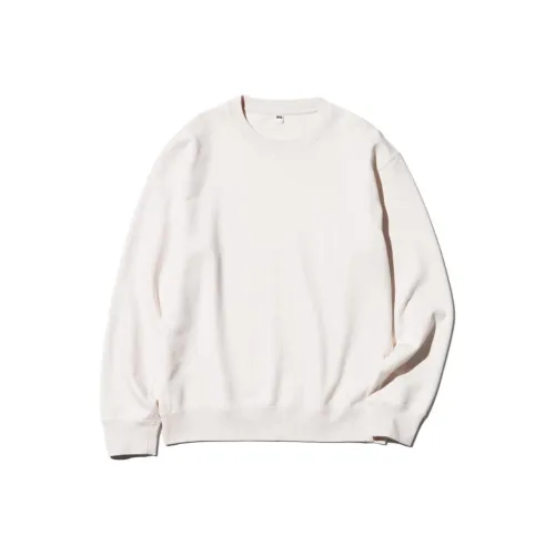 UNIQLO Сливочный Унисекс Свитшоты