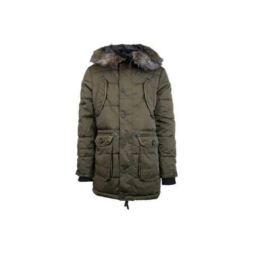 SUPERDRY Хаки Мужское Пальто