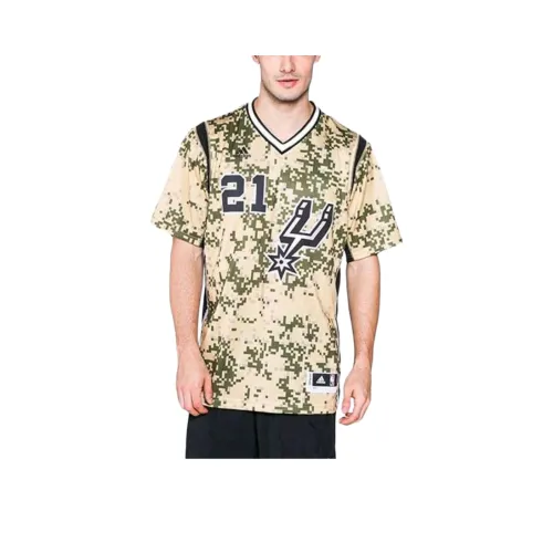 Adidas Зеленый Мужской баскетбольный топ