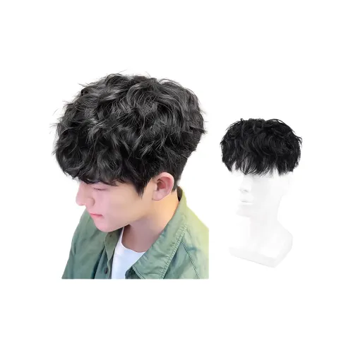 Time Shadow Утонченный Ризли Roll Мужская Перука Из Человеческого Волоса