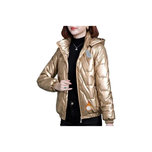 The Temptation Of The Muse С капюшоном Хлопковый пуховик Женские