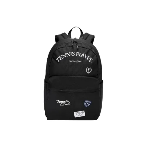 QIAODAN Ткань Рюкзак Стандартный Унисекс Черный