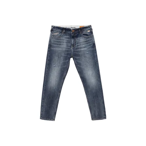 JACK JONES E41 Medium Denim Blue Men's Jeans JACK JONES E41 Средний деним синий мужской джинсы