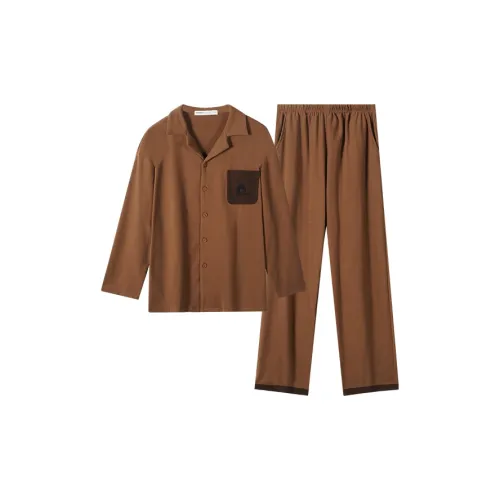 Yi Fen Коричневый Мужской Пижамный Комплект