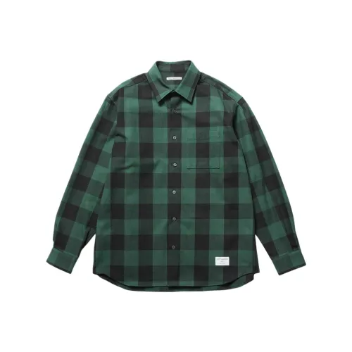 Uniform Experiment Зеленые Мужские Рубашки