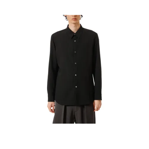 ATTACHMENT Черный Унисекс Рубашки