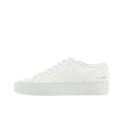 COMMON PROJECTS Низкие кроссовки для скейтбординга Женские Белые