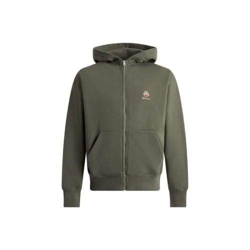BALLY Армейский зеленый Мужской Свитшот
