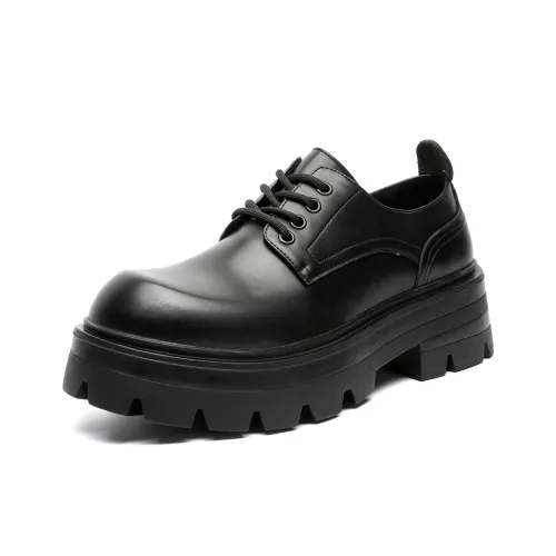 MADALLO Повседневные кожаные туфли Мужские Черные