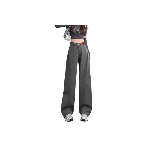 YICHEN Серые Женские Джинсы