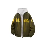 Армейский зеленый [MY1099 Хлопковый пуховик] (в комплекте с высококачественным белым и серым свитшотом с фотокемией)