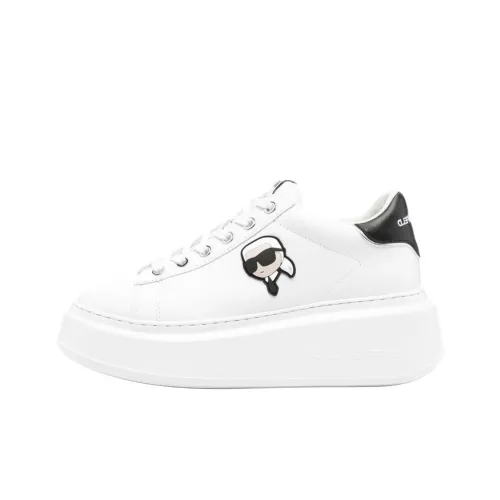 Karl Lagerfeld Kapri Low Топ Кроссовки для скейтбординга Женские Белые
