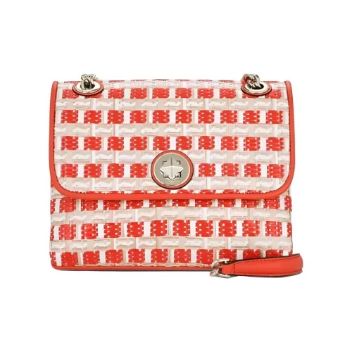 Kate Spade Сумка через плечо из ткани Маленькая Женская Красная и Белая